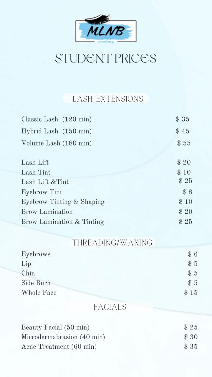 Student Prices